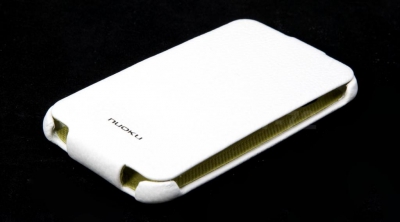 Чехол кожаный Nuoku ROYALG10WHI для HTC Desire HD белый