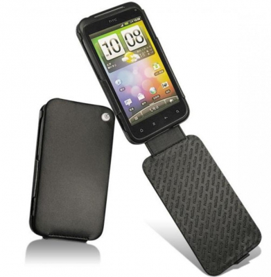 Чехол кожаный Noreve для HTC Incredible S черный