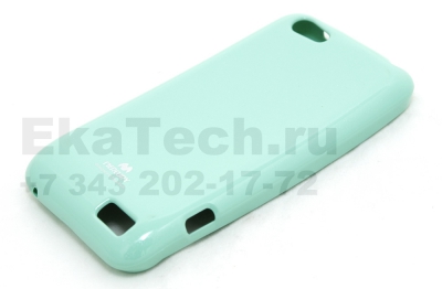 Чехол гелиевый Mercury Jelly для HTC One V мятный