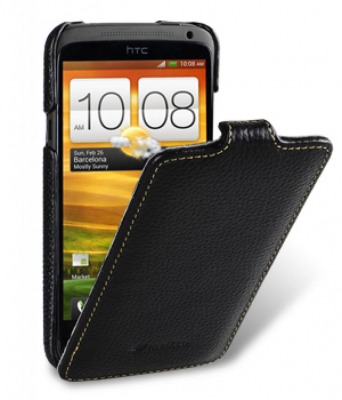 Чехол кожаный Melkco Jacka Type для HTC One X черный