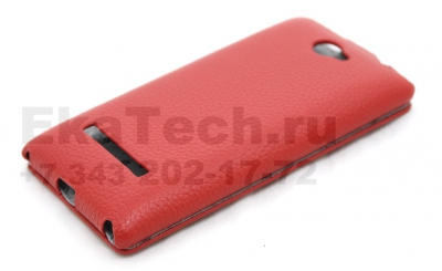 Чехол кожаный Melkco Jacka Type для HTC Windows Phone 8x красный