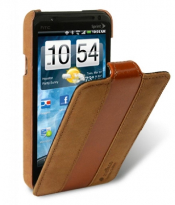 Чехол кожаный Melkco Jacka Type Limited для HTC EVO 3D Classic Vintage- Brown Vintage
