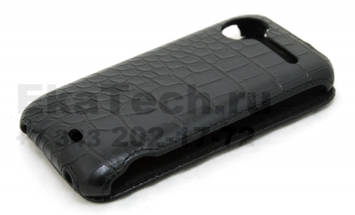 Чехол Armor для HTC Sensation черный крокодил