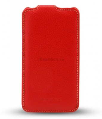 Чехол кожаный Melkco Jacka Type для HTC Sensation красный