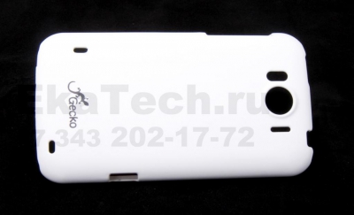 Чехол пластиковый Gecko для HTC Sensation XL белый