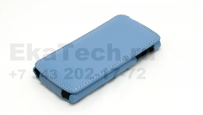Чехол кожаный Melkco Jacka Type для Sony Ericsson Xperia Ray голубой