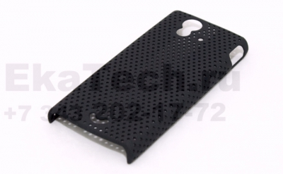 Чехол пластиковый перфорированный для Sony Ericsson Xperia Ray черный