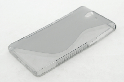 Чехол гелевый Wave для Sony Xperia Z серый