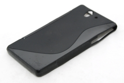 Чехол гелевый Wave для Sony Xperia Z черный