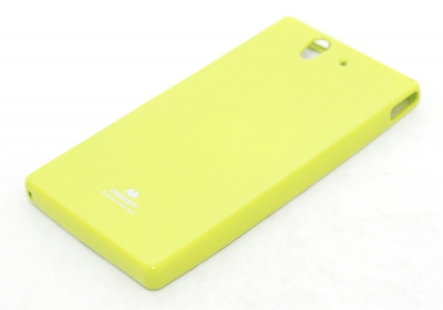 Чехол гелиевый Mercury Jelly для Sony Xperia Z зеленый