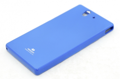 Чехол гелиевый Mercury Jelly для Sony Xperia Z синий