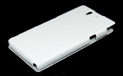 Чехол кожаный Melkco Jacka Type для Sony Xperia Z белый