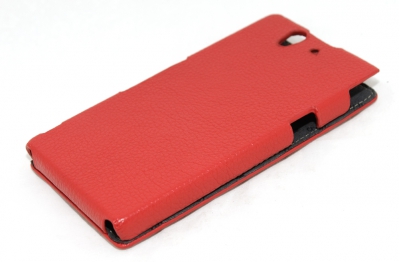 Чехол кожаный Melkco Jacka Type для Sony Xperia Z красный