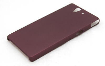 Чехол пластиковый для Sony Xperia Z бордовый