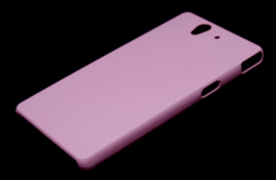 Чехол пластиковый для Sony Xperia Z розовый