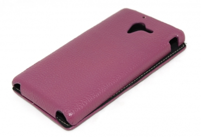 Чехол кожаный Melkco Jacka Type для Sony Xperia ZL фиолетовый