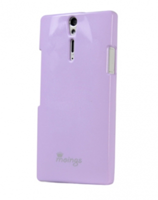 Чехол гелевый Moings для Sony Xperia S LT26i сиреневый