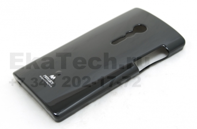 Чехол гелиевый Mercury Jelly для Sony Xperia Ion черный