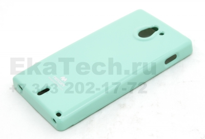 Чехол гелиевый Mercury Jelly для Sony Xperia Sola мятный