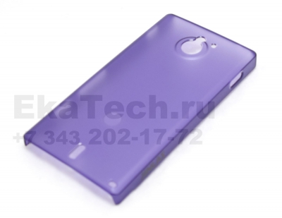 Чехол пластиковый JustinCase Thin Type для Sony Xperia Sola фиолетовый