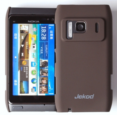 Чехол пластиковый Jekod для Nokia N8 коричневый