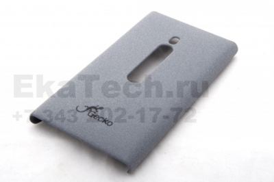 Чехол пластиковый Gecko Sand Type для Nokia Lumia 800 серый