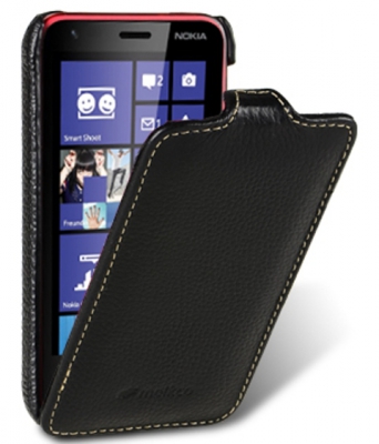 Чехол кожаный Melkco Jacka Type для Nokia Lumia 620 черный