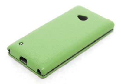 Чехол кожаный Melkco Jacka Type для Nokia Lumia 720 зеленый
