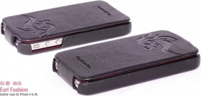Чехол кожаный HOCO Earl Fashion Apple iPhone 4