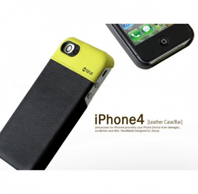 Чехол кожаный Zenus Prestige Bar для Apple Iphone 4