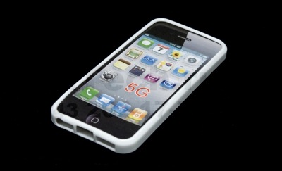 Гелевый чехол для Apple iPhone 5 белый