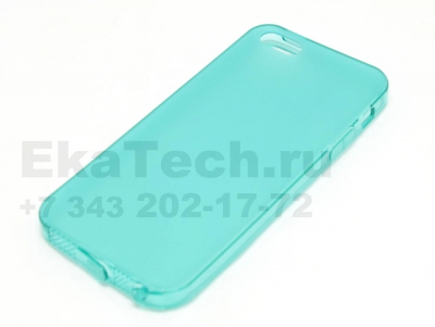 Чехол гелевый Kucipa для Apple iPhone 5 зеленый
