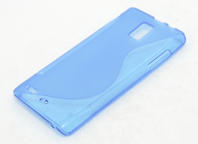 Чехол гелевый для Huawei Ascend P1 U9200 синий