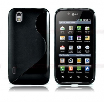 Чехол гелиевый для LG Optimus Black P970 черный