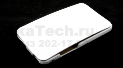 Чехол кожаный Icarer для Samsung Galaxy SII I9100 белый