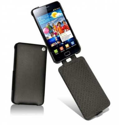 Чехол кожаный Noreve для Samsung Galaxy SII I9100 черный