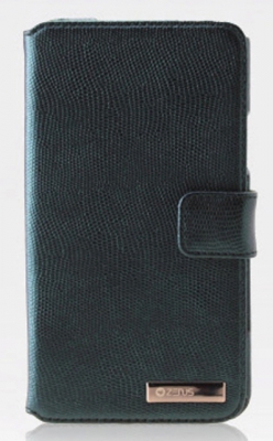 Чехол кожаный Zenus Prestige Lizard Diary для Samsung Galaxy SII I9100 темно-оливковый