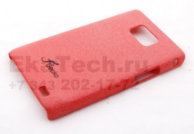 Чехол пластиковый Gecko Sand Type для Samsung Galaxy SII I9100 красный