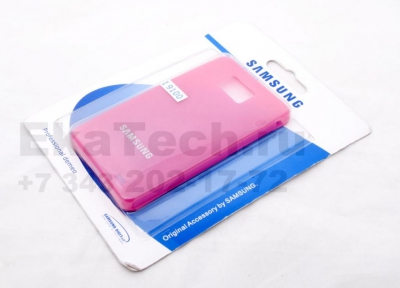 Чехол силиконовый оригинальный для Samsung Galaxy SII I9100 розовый