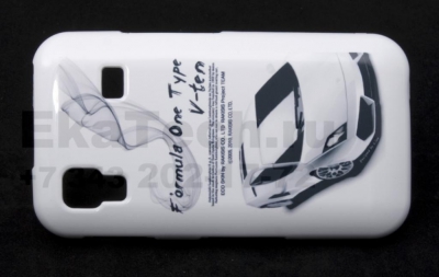 Чехол гелиевый Eco Skin для Samsung Galaxy Ace S5830 White car белый
