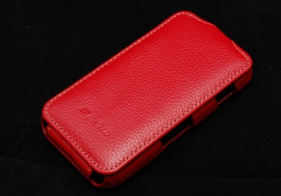 Чехол кожаный Melkco Jacka Type для Samsung Galaxy Ace S5830 красный