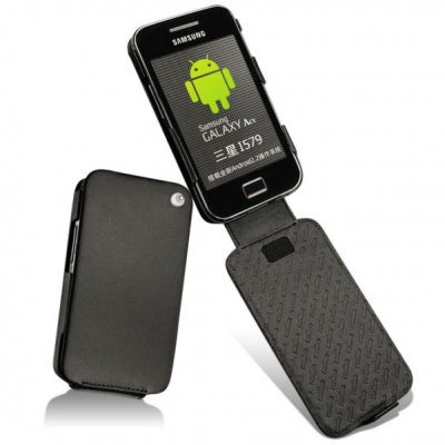 Чехол кожаный Noreve для Samsung Galaxy Ace S5830 черный