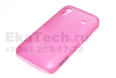 Чехол пластиковый JustinCase Thin Type для Samsung Galaxy Ace S5830 фуксии