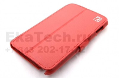 Чехол кожаный Icarer для Samsung Galaxy Note N7000 красный