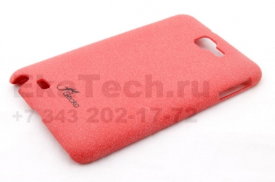 Чехол пластиковый Gecko Sand Type для Samsung Galaxy Note N7000 красный