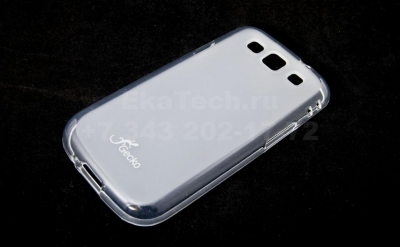 Чехол гелевый Gecko для Samsung Galaxy SIII I9300 белый