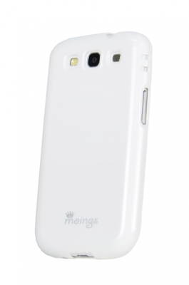Чехол гелевый Moings для Samsung Galaxy SIII I9300 белый