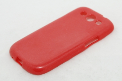 Чехол гелевый для Samsung Galaxy SIII I9300 красный