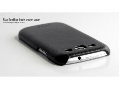 Чехол кожаный HOCO Back Cover для Samsung Galaxy SIII I9300 черный