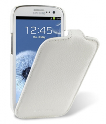 Чехол кожаный Melkco Jacka Type для Samsung Galaxy SIII I9300 белый
